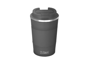 Cana de cafea Zilan ZLN9923 termos, capacitate 510ml, interior din inox, pereti dublii, gri