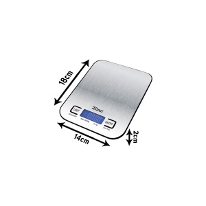Cantar alimentar digital Zilan ZLN2984 Gri, capacitate 5000g, inchidere automata - Img 4