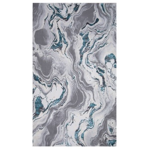 Covor Modern Living, Dormitor Dreptunghiular Royal River 7367A Turcoaz - Img 2