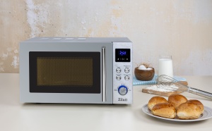 Cuptor cu microunde digital Zilan ZLN1238, Putere 700W, Capacitate 20L, Functie de dezghetare, Panou din inox, Afisaj digital - Img 5