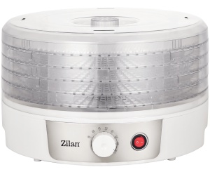 Deshidrator alimente Zilan ZLN2037, Putere 250W, Temperatura maxima 70 C, ALB - Img 2