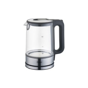 Fierbator cu LED albastru Zilan ZLN1796, 1.7L, 2200 W, transparent