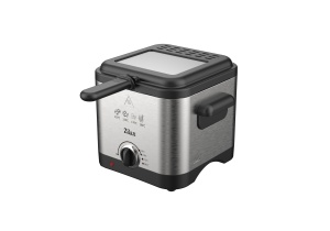 Friteuza electrica ZILAN ZLN4185 - 2.5L, 1600W, termostat reglabil 130-190°C, inox - Img 3