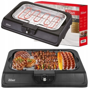 Gratar electric ZİLAN ZLN3772,2000 W, termostat reglabil - Img 3