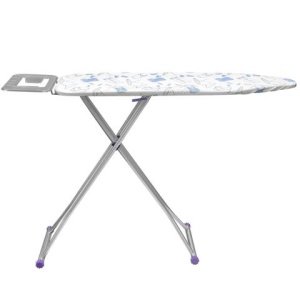 Masa de calcat ZILAN ZLN7666, suprafata de lucru 110x33 cm, blat plasa metalica, suport pentru fierul de calcat - Img 3