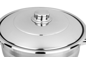 Oala inox cu capac ZLN7246, COCINERA,diametru 22 cm,capacitate 3 L - Img 2