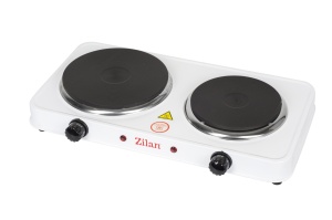 Plita electrica Dubla, ZLN2180 Alb, 49 x 30 x 9 cm, 2500W, termostat reglabil - Img 3
