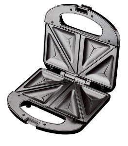 Sandwich-maker Floria ZLN4304, Negru, 750 W, Placi antiaderente model triunghi - Img 2