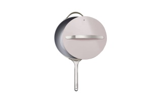 Tigaie inalta cu capac Zilan ZLN0880 din 5 straturi de material, maner inox, 28 cm - Img 3