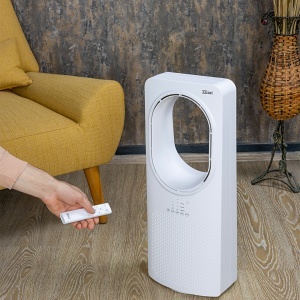 Ventilator fara palete ZILAN ZLN1078 - 50W, 3 viteze, 3 moduri, timer 15h, telecomanda - Img 4