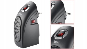 Aeroterma ceramica Zilan ZLN2281 Negru, ecran LCD, foarte puternica si comapacta - Img 5