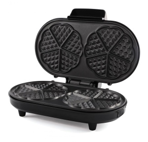 Aparat de facut gofre Heinner Copper Crown HWF-1000CR, 1000W, placi cu invelis antiaderent, Negru aramiu - Img 2