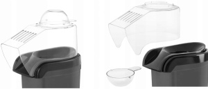 Aparat Pentru Popcorn Zilan ZLN8045,Negru Putere 1200W, sistem cu jet de aer cald, - Img 5