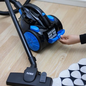 Aspirator fara sac FLORIA ZLN-3468,bleu-negru filtru HEPA 13, filtrare ciclonica, capacitate colectare 1.5L, putere 700W - Img 4