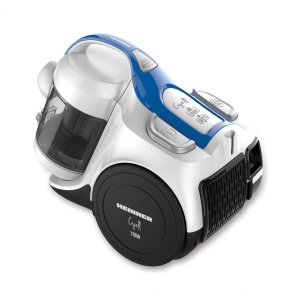 Aspirator fara sac Heinner HVC-MC700WB, 700 W, 2 L, Hepa 10, Albastru Alb