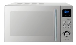 Cuptor cu microunde digital Zilan ZLN1238, Putere 700W, Capacitate 20L, Functie de dezghetare, Panou din inox, Afisaj digital - Img 3