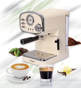 Espressor Heinner HEM-1100CR, 1100 W, 15 Bar, 1.25 L, Crem - Img 3