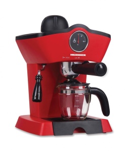 Espressor Heinner HEM-200RD, 800W, 3.5 bar, filtru inox, 250 ml, Rosu