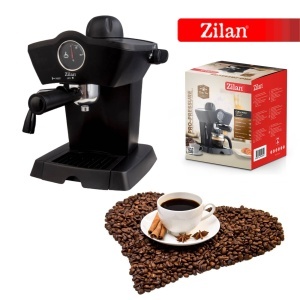Espressor manual ZILAN ZLN2854 - 800W, 240ml, 3.5 bari, termometru frontal, negru - Img 4