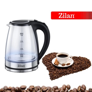 Fierbator electric Zilan ZLN8115, putere 1800 W, capacitate 1.8 litrii, transparent - Img 3