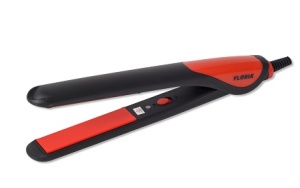 Placa pentru indreptat parul FLORIA ZLN8991,Rosu Negru 25W, invelis ceramic,