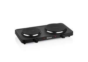 Plita electrica Dubla Zilan ZLN2181 Negru, 2500W, termostat reglabil, protectie impotriva supraincalzirii