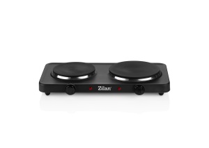 Plita electrica Dubla Zilan ZLN2181 Negru, 2500W, termostat reglabil, protectie impotriva supraincalzirii - Img 2