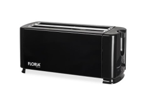 Prajitor paine dublu FLORIA ZLN2706, Negru Putere 1300W, 2 fante, 4 felii,