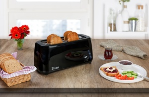 Prajitor paine dublu Zilan ZLN2713, Negru, 1400W, 5 grade rumenire si functii multiple - Img 3