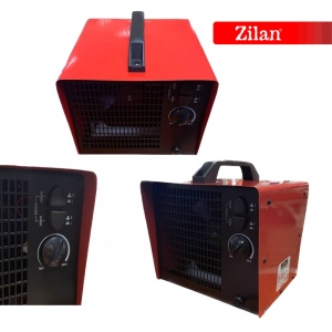 Radiator ceramic Zilan ZLN5558 Rosu, putere 3000W, protectie la supraincalzire, silentios - Img 5