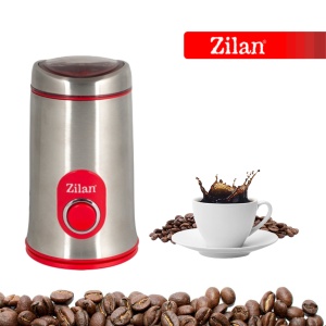 Rasnita cafea electrica, Zilan ZLN8012,Argintiu Rosu 150 W, inox, cutite macinare otel inoxidabil - Img 4