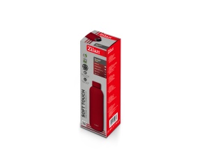 Termos Zilan ZLN9842 tip sticla sport, capacitate 500ml, interior din inox, pereti dublii, rosu - Img 2