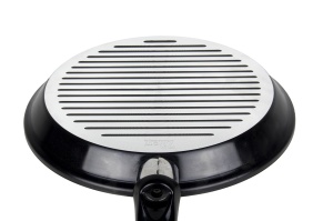 Tigaie grill ZILAN ZLN2126 - 28cm, aluminiu, interior PTFE/teflon, maner ebonita, neagra - Img 3