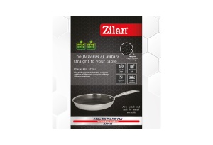 Tigaie Zilan ZLN9662 tri-ply, inox, antiaderent, protectie la zgarieturi, usor de spalat, 24 cm,1.4L - Img 3