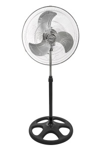 Ventilator 3 in 1 ZILAN ZLN3840 - 55W, 45cm, stand/podea/birou, palete metalice