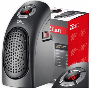 Aeroterma ceramica Zilan ZLN2281 Negru, ecran LCD, foarte puternica si comapacta - Img 4