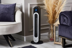 Aeroterma turn Zilan ZLN5657 Negru, 2200W, protectie la supraincalzire, 3 trepte de viteza - Img 5