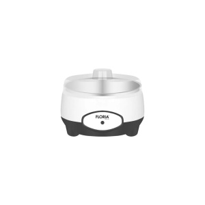 Aparat pentru facut iaurt Floria ZLN4086, Capacitate 1000ml, Recipient din inox, Functionare automata, 15W