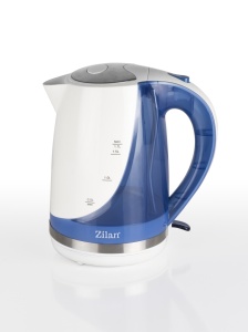 Cana electrica ZILAN ZLN1303,Albastru Capacitate 1.7L, 1850-2200W, Baza rotativa,