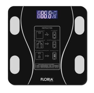 Cantar corporal Zilan ZLN8962 din sticla securizata, capacitate 3-180kg, Aplicatie OKOK, Display LCD - Img 2