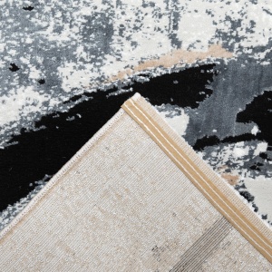 Covor Modern Living , Dormitor Dreptunghiular Yaman 1656B Gri Black - Img 6