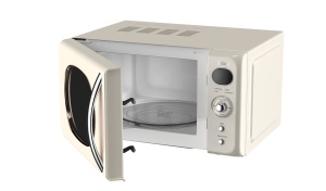 Cuptor cu microunde Zilan ZLN1245 RETRO, Putere 700W, Capacitate 20L, Functie de dezghetare, Afisaj digital, Temporizator - Img 2