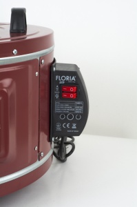 Cuptor rotund FLORIA ZLN2911, Tava aluminiu 40cm, Putere 1100W, 40L - Img 3