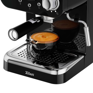 Espressor manual Zilan ZLN2991 Negru,15 Bar, 1.25 l, 1100W, Design Retro - Img 3