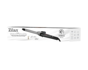 Ondulator de par Zilan ZLN9433, diametru 25mm, temperatura maxima de 200 grade, 43W, Negru - Img 2