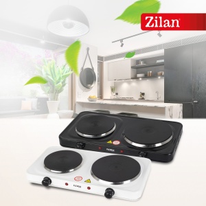 Plita Electrica Floria ZLN2844 - 2 Ochiuri, 2500W, Termostat Reglabil, Design Compact Negru - Img 5