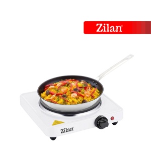 Plita electrica ZILAN Alb ZLN2173, 1500 W, 26 x 26 x 9.5 cm, 1 arzator, cu 5 trepte de reglaj, - Img 3