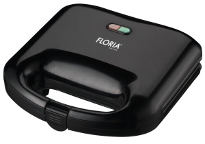Sandwich-maker Floria ZLN4304, Negru, 750 W, Placi antiaderente model triunghi