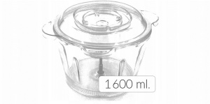 Tocator electric ZILAN ZLN3888 - 300W, bol sticla 1.6L, 4 lame inox, 2 trepte + pulse - Img 3