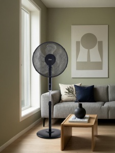 Ventilator cu Picior cu 5 palete Zilan ZLN4642 - 48W, 43cm, 3 trepte - Img 4